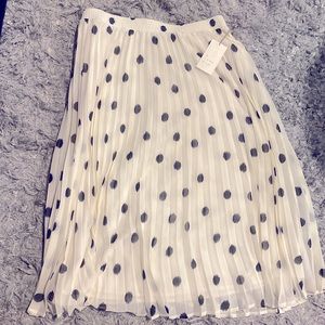Brand New polkadot  high waisted skirt